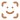 Orange circular emoji face with two black eyes and a squiggly mouth expressing confusion or worry.