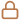 Orange padlock icon signaling security/privacy